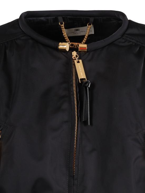 26SS 엘리자베타프랜치 봄버 자켓 GB00261E2 Black - ELISABETTA FRANCHI