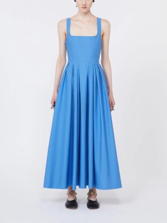 26SS 스포트막스 미디 원피스 2612221092600SPXGIRO004 Blue - SPORTMAX