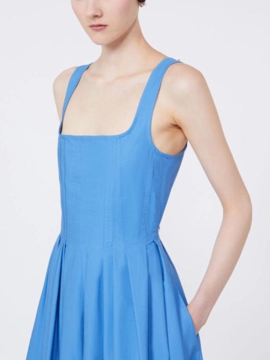 26SS 스포트막스 미디 원피스 2612221092600SPXGIRO004 Blue - SPORTMAX