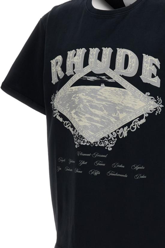 26FW 루드 반팔 티셔츠 RHPF26TT080126505 Black - RHUDE