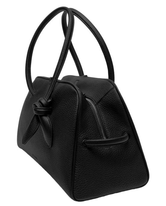  자크뮈스 투리스모 소프트 볼링백 BAU00417AC03A03990 Black - JACQUEMUS