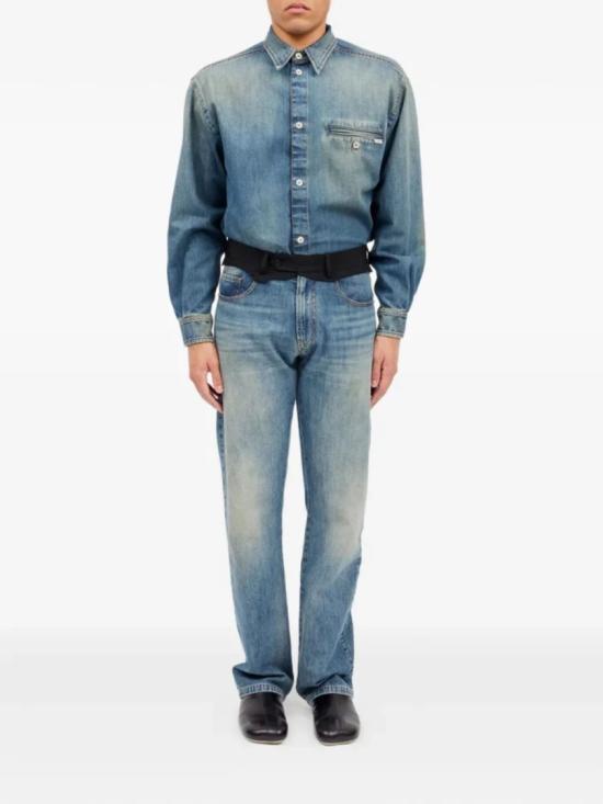 26SS MM6 메종마르지엘라 리플레이스드 웨이스트 진 SH0LA0032M30055961 Blue - MM6 MAISON MARGIELA