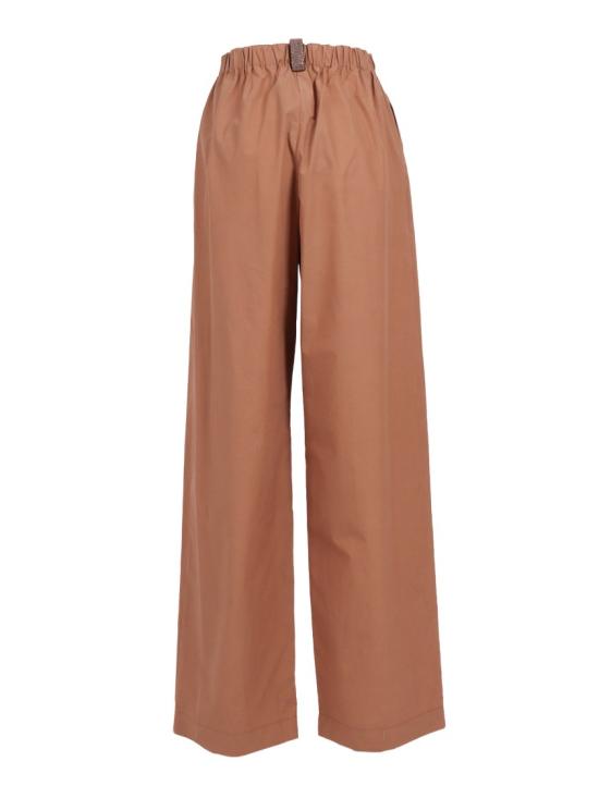26SS 파비아나 필리피 트레비 포플린 팬츠 PAD266F456L582 Brown - FABIANA FILIPPI