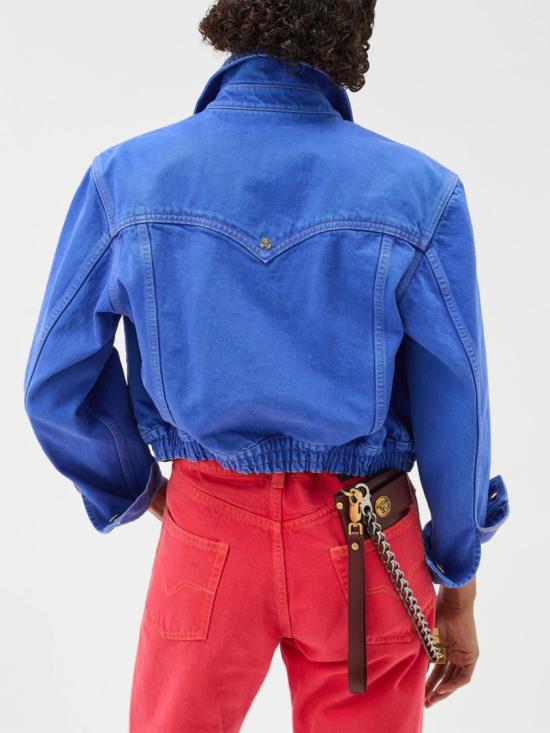 26SS 베르사체 데님 자켓 10245271A178711DB10 Blue - VERSACE