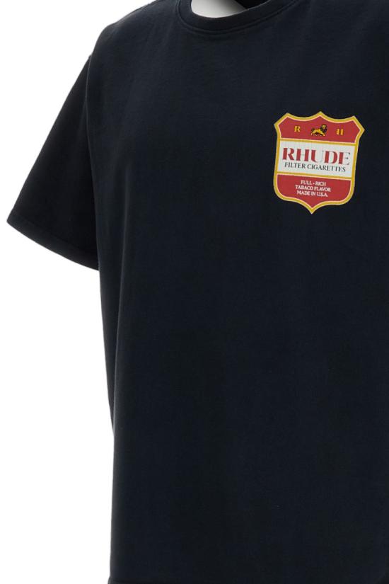 26FW 루드 반팔 티셔츠 RHPF26TT010126499 Black - RHUDE