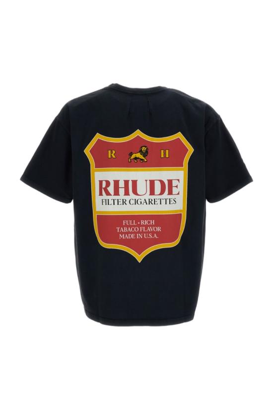 26FW 루드 반팔 티셔츠 RHPF26TT010126499 Black - RHUDE