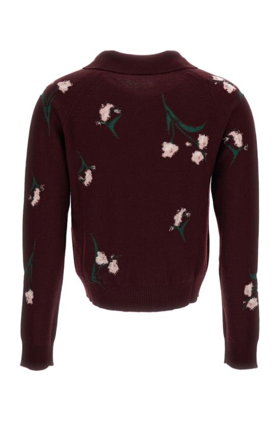 26FW 에르뎀 스웨터 PF26KT5930256012BORDEAUX Burgundy - ERDEM
