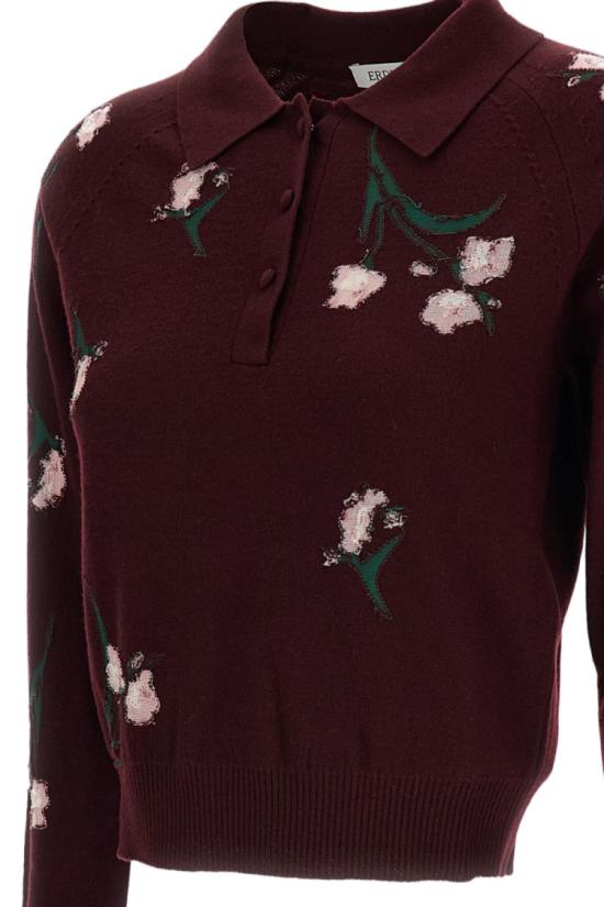 26FW 에르뎀 스웨터 PF26KT5930256012BORDEAUX Burgundy - ERDEM