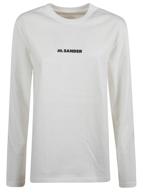 26SS 질샌더 긴팔 티셔츠 J02GC0141J20103102 White