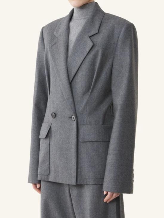 26FW 랑방 자켓 RW JA0017 6383 A26 Grey - LANVIN