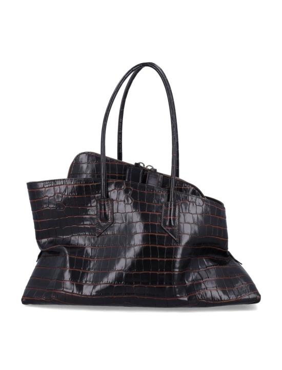 26FW 디 아티코 토트백 WAH00054LBT021PR207 Black - THE ATTICO