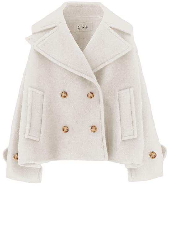 26FW 끌로에 코트 CH25AMA96952112 White