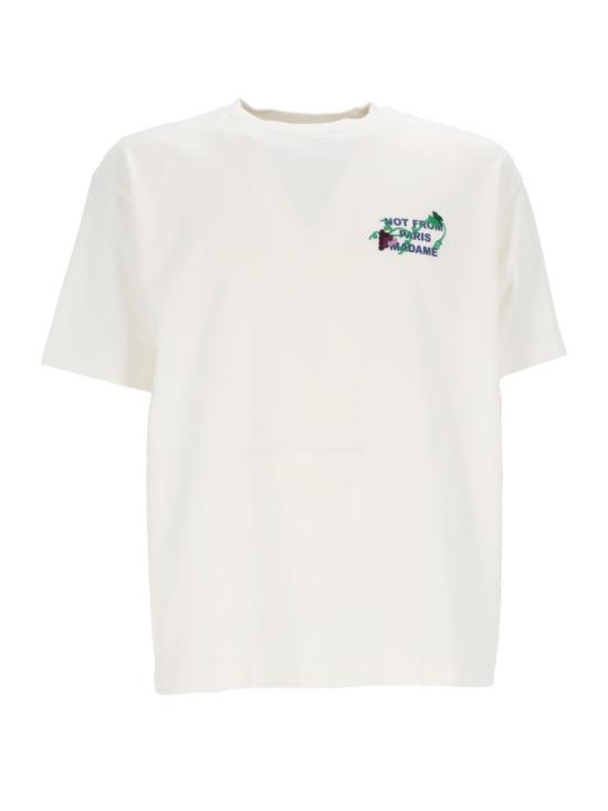 26FW 드롤드무슈 반팔 티셔츠 LTS327CO248OW White