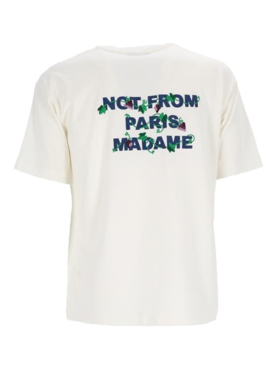26FW 드롤드무슈 반팔 티셔츠 LTS327CO248OW White - DROLE DE MONSIEUR