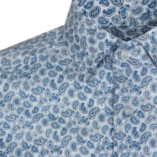 26SS 에트로 셔츠 MRIB000199SAEG3X0880 Blue - ETRO