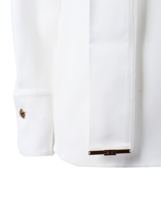 26SS 엘리자베타프랜치 탑 CA14661E2 White - ELISABETTA FRANCHI