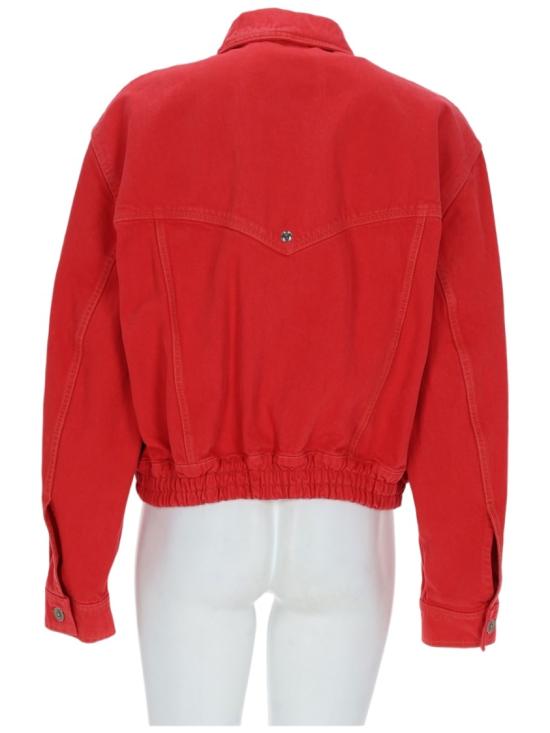  베르사체 데님 자켓 1024564 1A178711DA80 Red - VERSACE