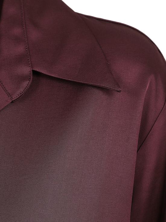 26SS 드리스 반 노튼 블라우스 261010783 3177 Burgundy - DRIES VAN NOTEN