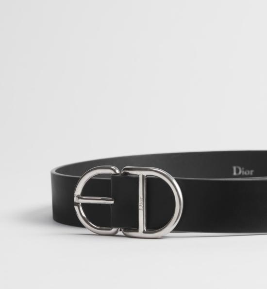 26FW 디올 가죽 벨트 4710PDTOL Black - DIOR