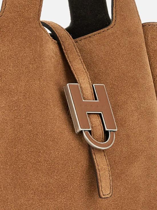 26FW 호간 숄더백 KBW01XA1100 UGM Brown - HOGAN
