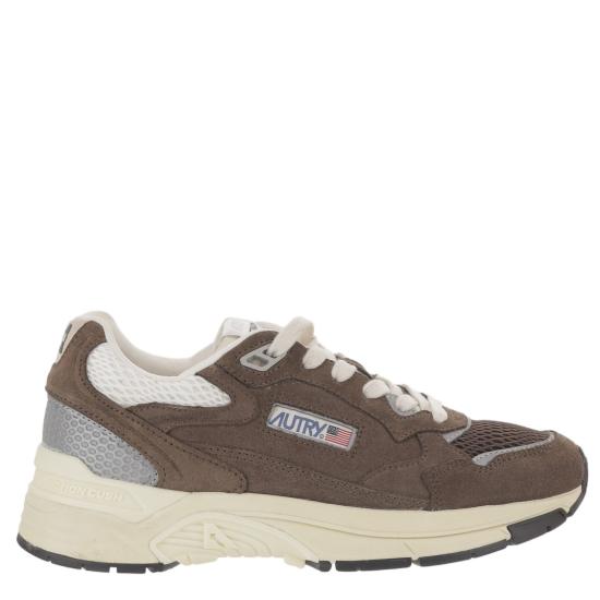 26FW 오트리 하이퍼웨이 스니커즈 HYLMUM25SUEDEMESHCOTTMARSH Grey