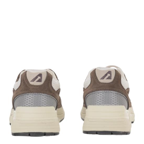 26FW 오트리 하이퍼웨이 스니커즈 HYLMUM25SUEDEMESHCOTTMARSH Grey - AUTRY