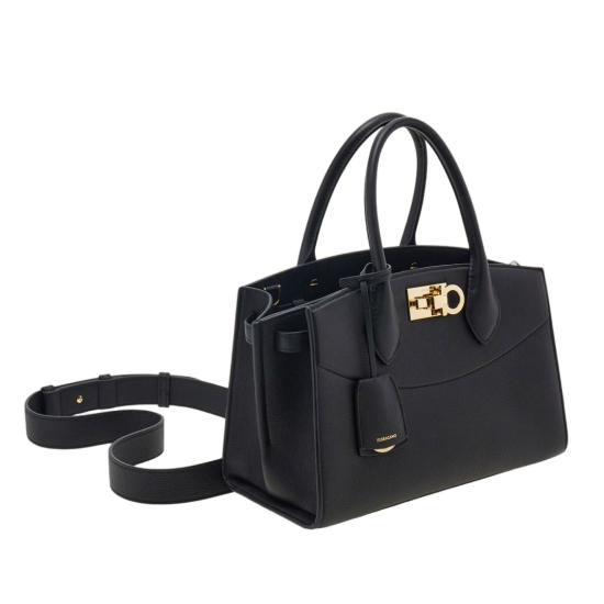 26FW 살바토레 페라가모 토트백 21A112001 Black - SALVATORE FERRAGAMO