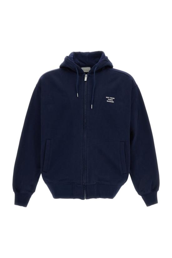 26FW 드롤드무슈 후드 티셔츠 PERMHO207CO312NY Blue