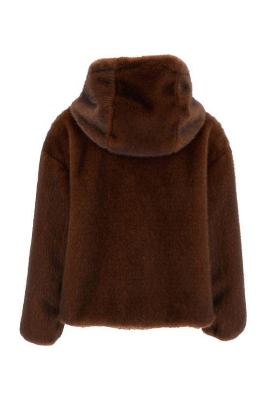  에르노 멜란지 얼터너티브 밍크 퍼 보머 자켓 GI000318D127398800 Brown - HERNO
