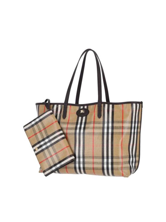 26FW 버버리 하이랜드 미디움 토트백 8112222B9368 Neutrals - BURBERRY