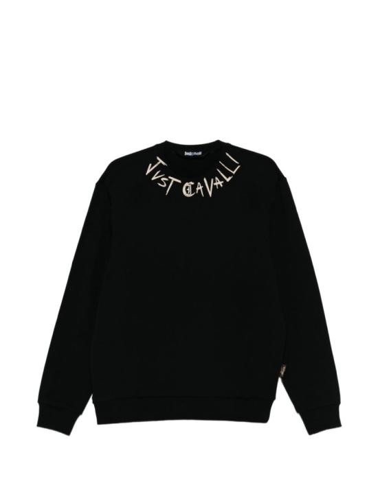 26SS 저스트까발리 스웨터 80OAIE21CF100899 Black