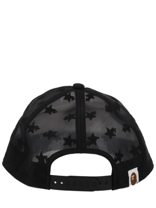  베이프 볼캡 001CPM301004M BLACK White - BAPE