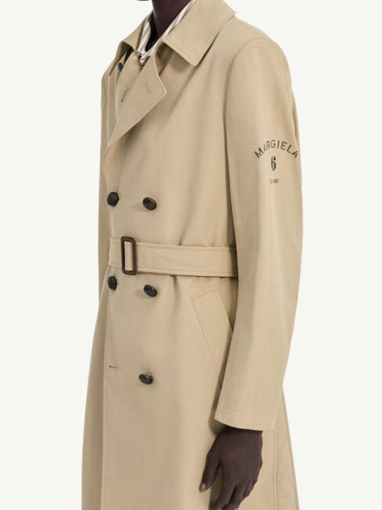 26SS MM6 메종마르지엘라 트렌치 코트 SH2AH0018M35858115 Neutrals - MM6 MAISON MARGIELA