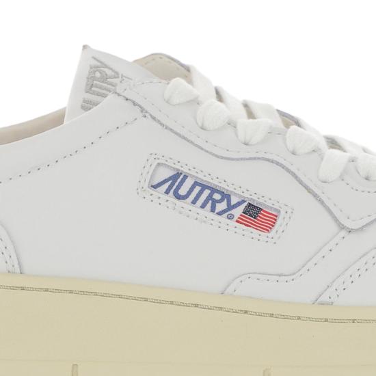 26FW 오트리 메달리스트 로우 스니커즈 AULMLL15LEATLEATWHTWHT White - AUTRY