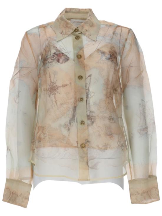  짐머만 블라우스 7345TC261 OCAT Neutrals