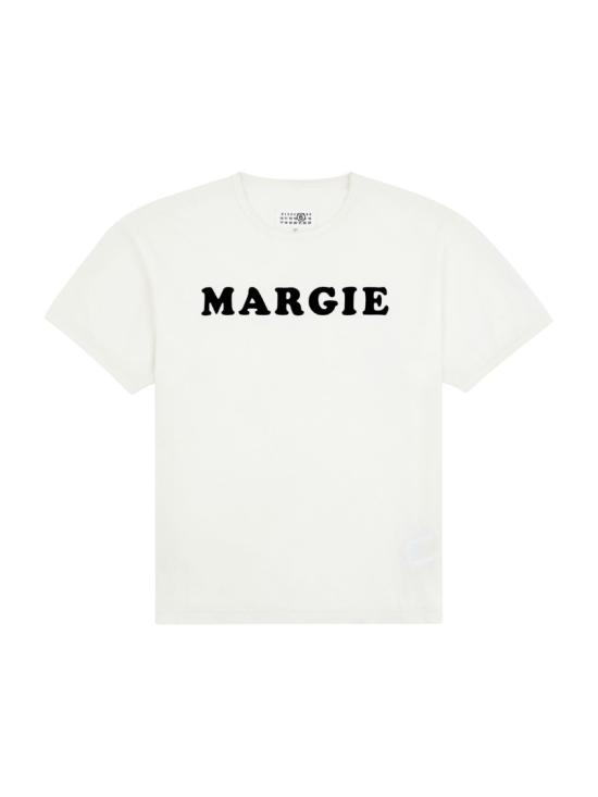 26SS MM6 메종마르지엘라 반팔 티셔츠 SH2GC0040M20108101 White