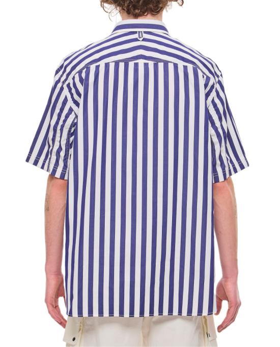  와타나베 준야 반팔 셔츠 WMB0220511 Blue - JUNYA WATANABE