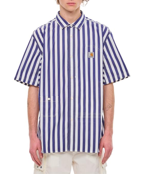  와타나베 준야 반팔 셔츠 WMB0220511 Blue
