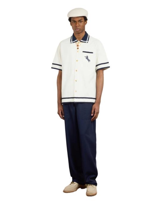 25FW 드롤드무슈 반팔 셔츠 2000001800720 White - DROLE DE MONSIEUR