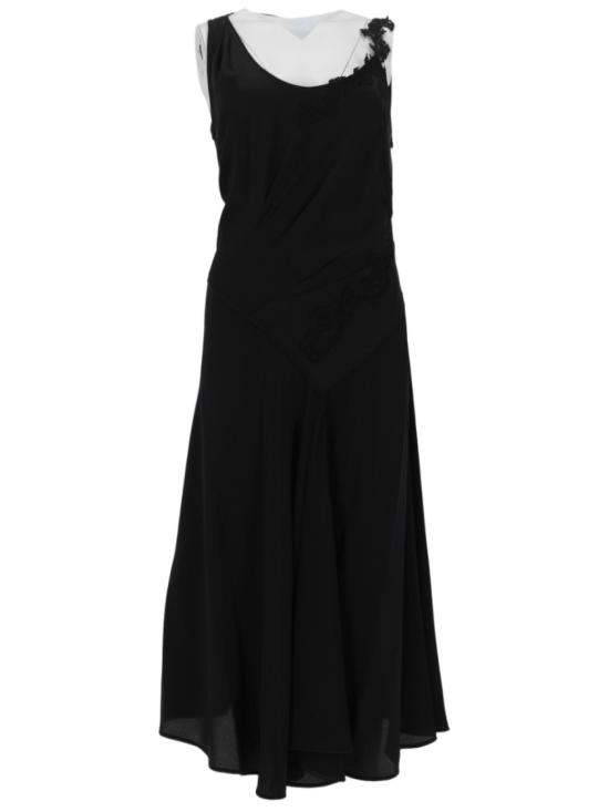 26SS 빅토리아 베컴 롱 원피스 1226WDR007331A BLACK