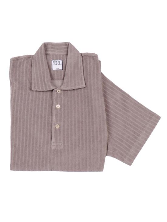 26SS 페델리 폴로 티셔츠 TUD00306 Grey - FEDELI