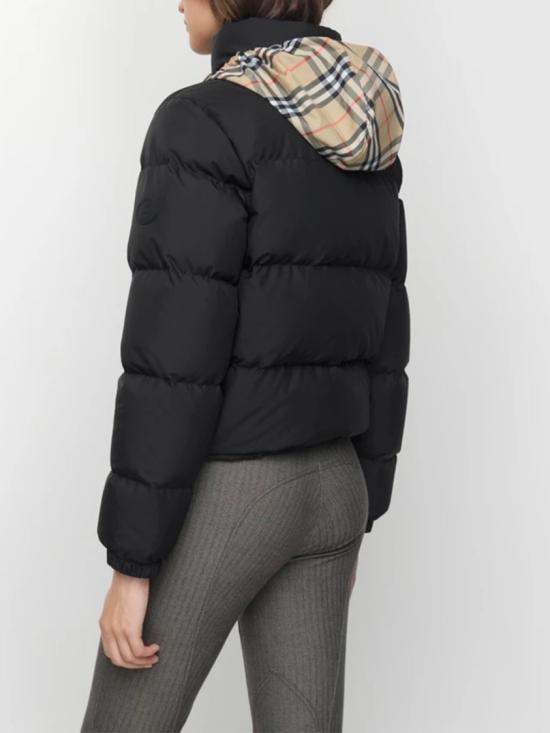  버버리 체크 테이프 앰블사이드 푸퍼 자켓 8110250 Black - BURBERRY