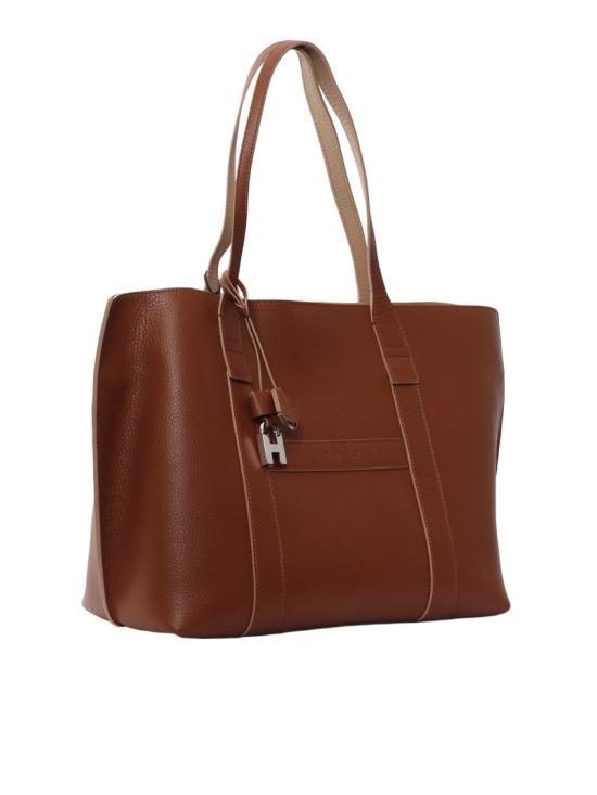 26SS 호간 토트백 KBW01WA0300UZU Brown - HOGAN