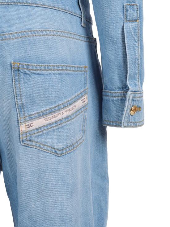 26SS 엘리자베타프랜치 데님 원피스 TJ44D61E2 Blue - ELISABETTA FRANCHI
