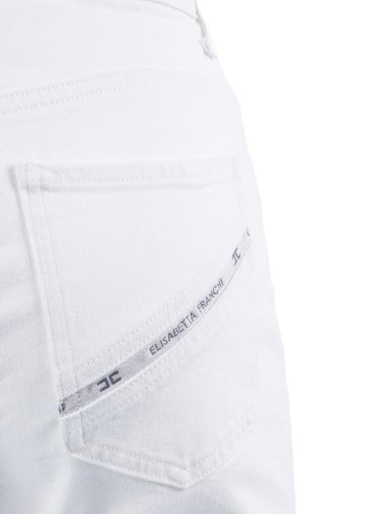 26SS 엘리자베타프랜치 스트레이트 팬츠 PJ29I61E2 White - ELISABETTA FRANCHI