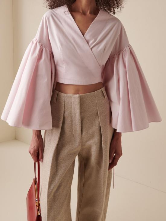 26SS 자크뮈스 블라우스 26ETOW00904AW00648410 Pink - JACQUEMUS