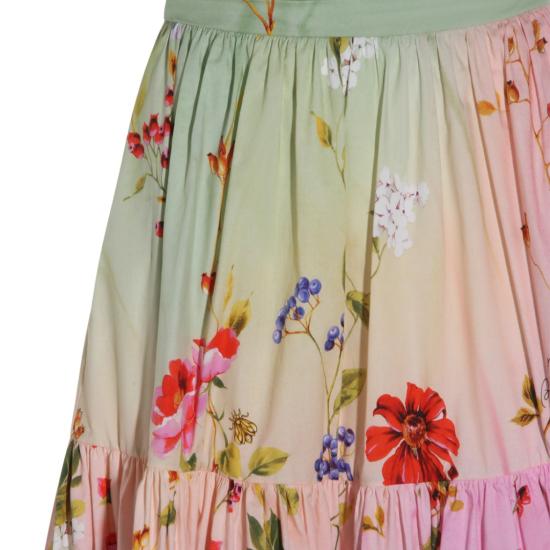 26SS 로베르토 카발리 롱 스커트 WQT3033AR32D0509 Pink - ROBERTO CAVALLI