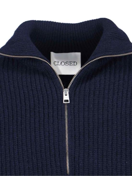26FW 클로즈드 집업 니트 C86205 98U 22568 Blue - CLOSED