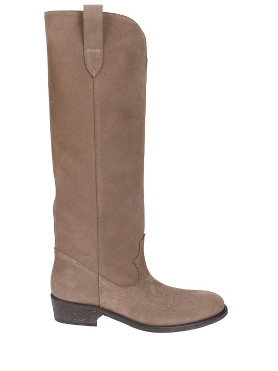 26SS 비아로마 부츠 3514VELOUR CHAMPAGNE Brown