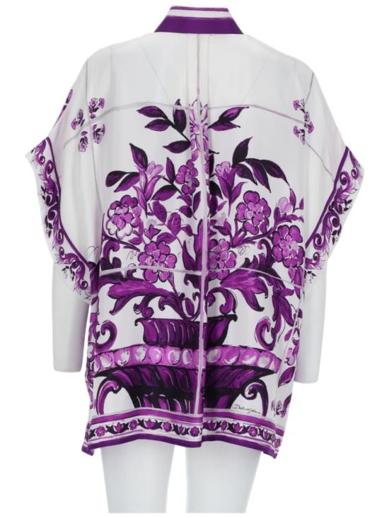  돌체앤가바나 블라우스 F5T52T HI1TKIP3TN Purple - DOLCE & GABBANA